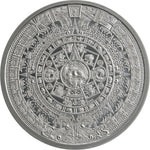 Aztec Calendar Stone GSM - 2 oz 999 Silver Round