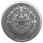 Aztec Calendar Stone GSM - 1 oz 999 Silver Round