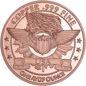 2020 Commemorative 19Covid 1 oz 999 Copper Round