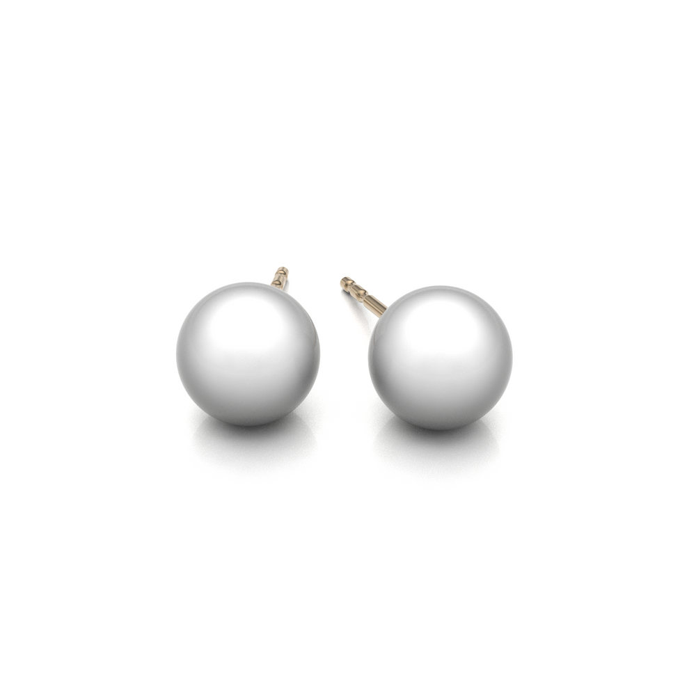 Akoya Pearl Stud Earrings in 14K Gold