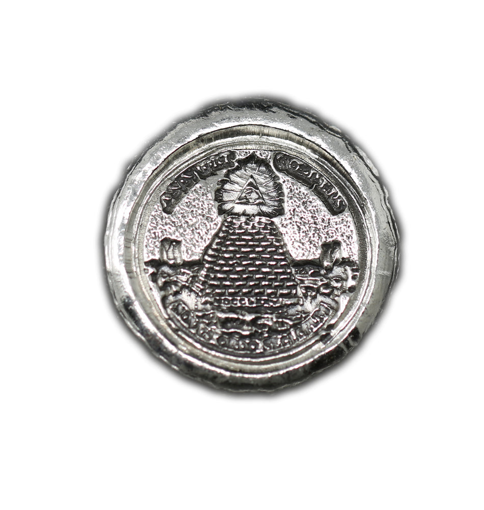 Silver Illuminati - 1 oz 999 Hand Poured