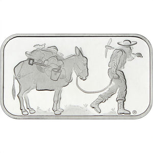 Prospector Silver Bar 1 oz 999 Fine Silver